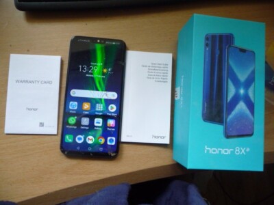 Honor 8X 6,5'' 64GB 4GB RAM Octa-Core 2,2GHz 16MP Smartphone - blau ENTSPERRT