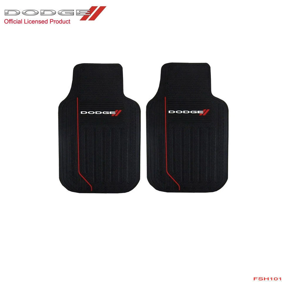 New 5 pc Dodge Elite Logo Car Truck Seat Covers Floor Mats Steering Wheel Cover Foto 2 de 4