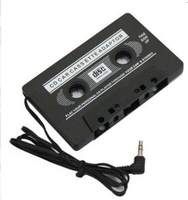 ADAPTER MUSIKKASSETTE AUF JACK 3.5 Für IPOD MP3 CD-PLAYER AUTO KABEL PC