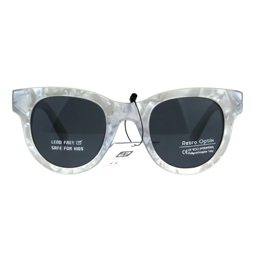 Girls Sunglasses Stylish Kid's Fashion Shades Round Butterfly Frame UV 400 - Picture 5 of 17