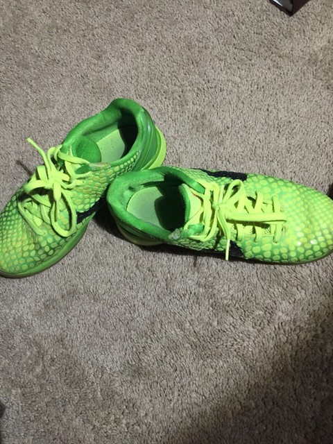 Original Nike Kobe 6 Grinch Sz 4. No Original Box Or Red Laces | eBay
