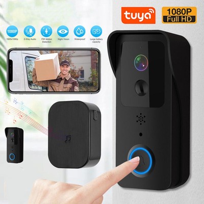 Video Türklingel mit Kamera Tuya 1080P Wasserdicht 5G WiFe Außen Smart Door Bell