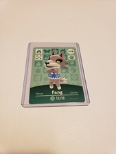  SUPER SALE Fang  338 Animal Crossing Amiibo Card AUTHENTIC Series 4 NEW  
