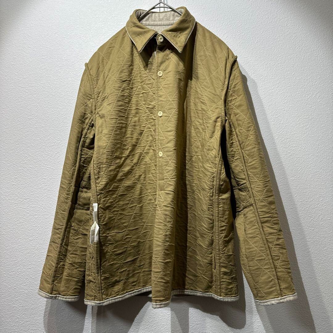 美品 Y's Yohji Yamamoto LAINE WOOL SHIRT Authentic Yohji Yamamoto Y's for men Red Cotton/Wool Men