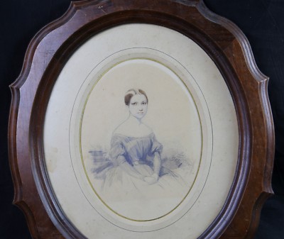 Victor DOLLET (1815-?) Portrait Of Louise Demanet Bordeaux Musée Goupil Paris