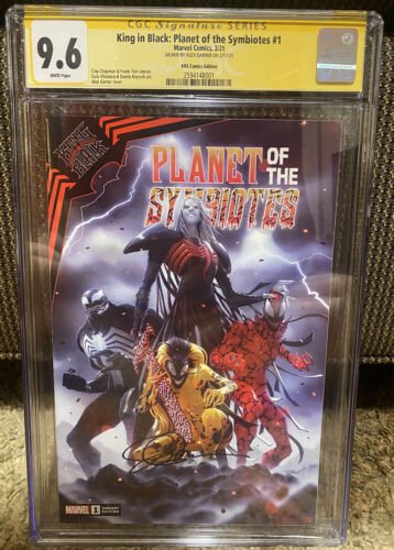 Planet Of The Symbiotes 1 CGC 9.6 FIRMATO Alex Garner KRS Comics Variant (2021) - Foto 1 di 5