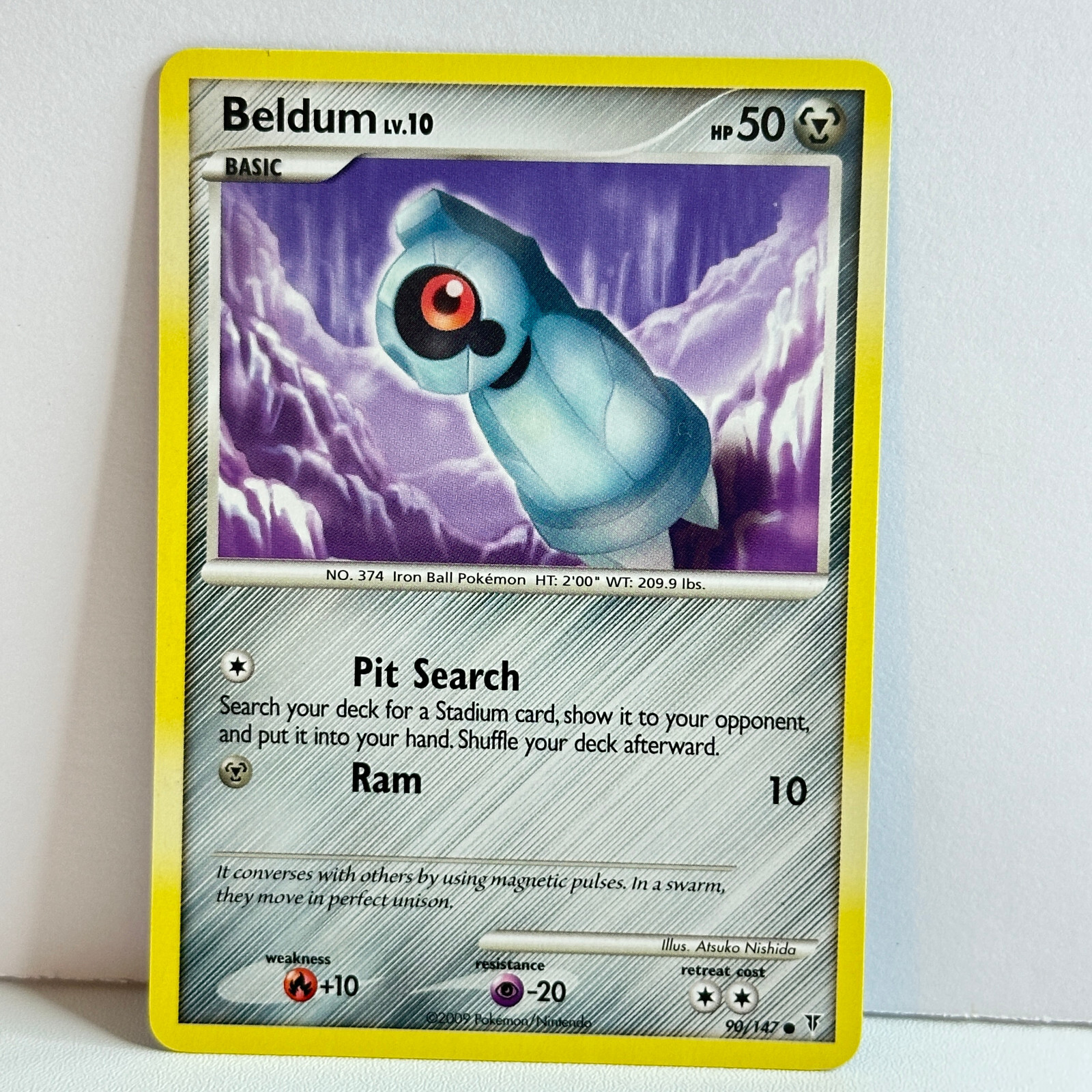 Beldum LV.10 90/147 Supreme Victors Platinum Pokémon TCG Common NM