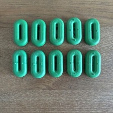 Set of 15 Martingale Stoppers, Rubber, GREEN, FREE UK Postage