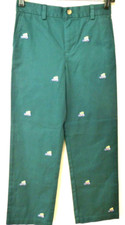 Boy's Vineyard Vines Woody Tree Emb Breaker Pant 3P0113 Charleston Green Size 10