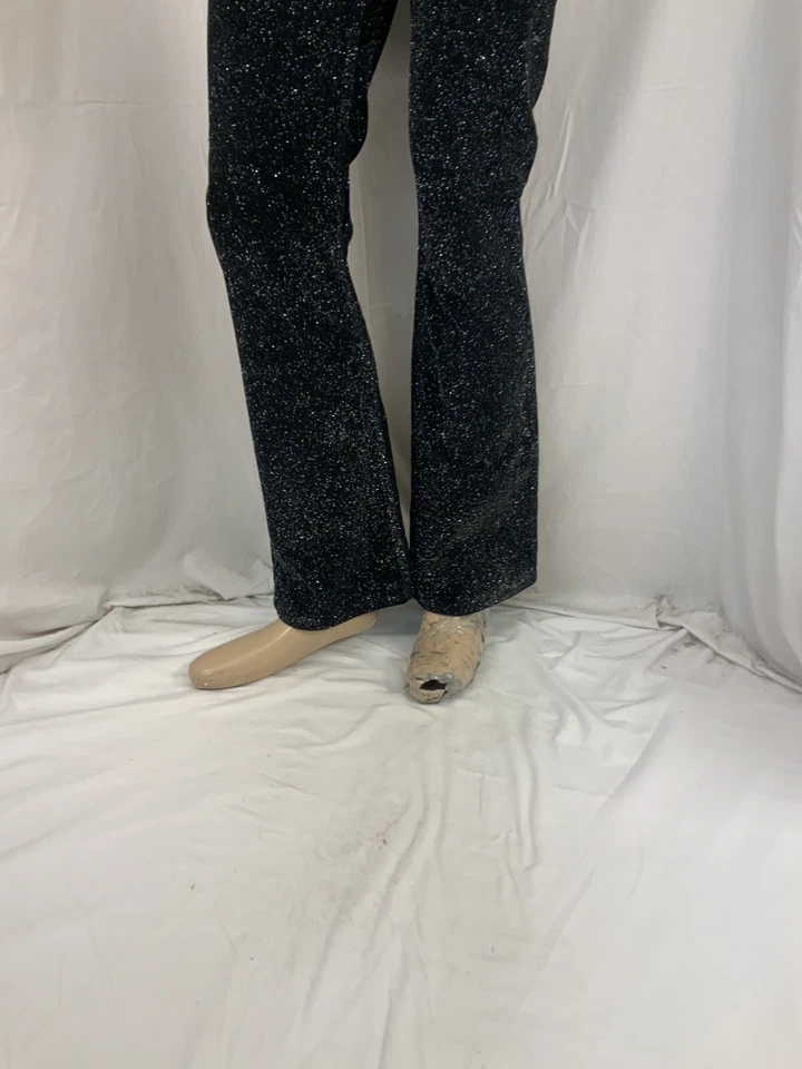 Jeans Buffallo Talla 30 Negro Bootcut Brillo Mezcla Algodón Hong Kong YGI V1-35 Foto 4 de 4