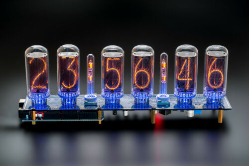 DIY KIT IN-18 Shield for Arduino Nixie Clock with Sockets NO TUBES ARDUINO PSU - Picture 2 of 8