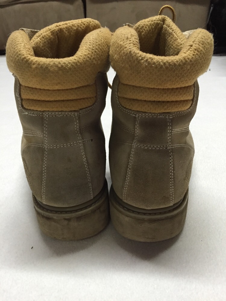 Dickies Tan Leather Upper Steel Toe Work Boots, Size 11W | eBay display picture 2