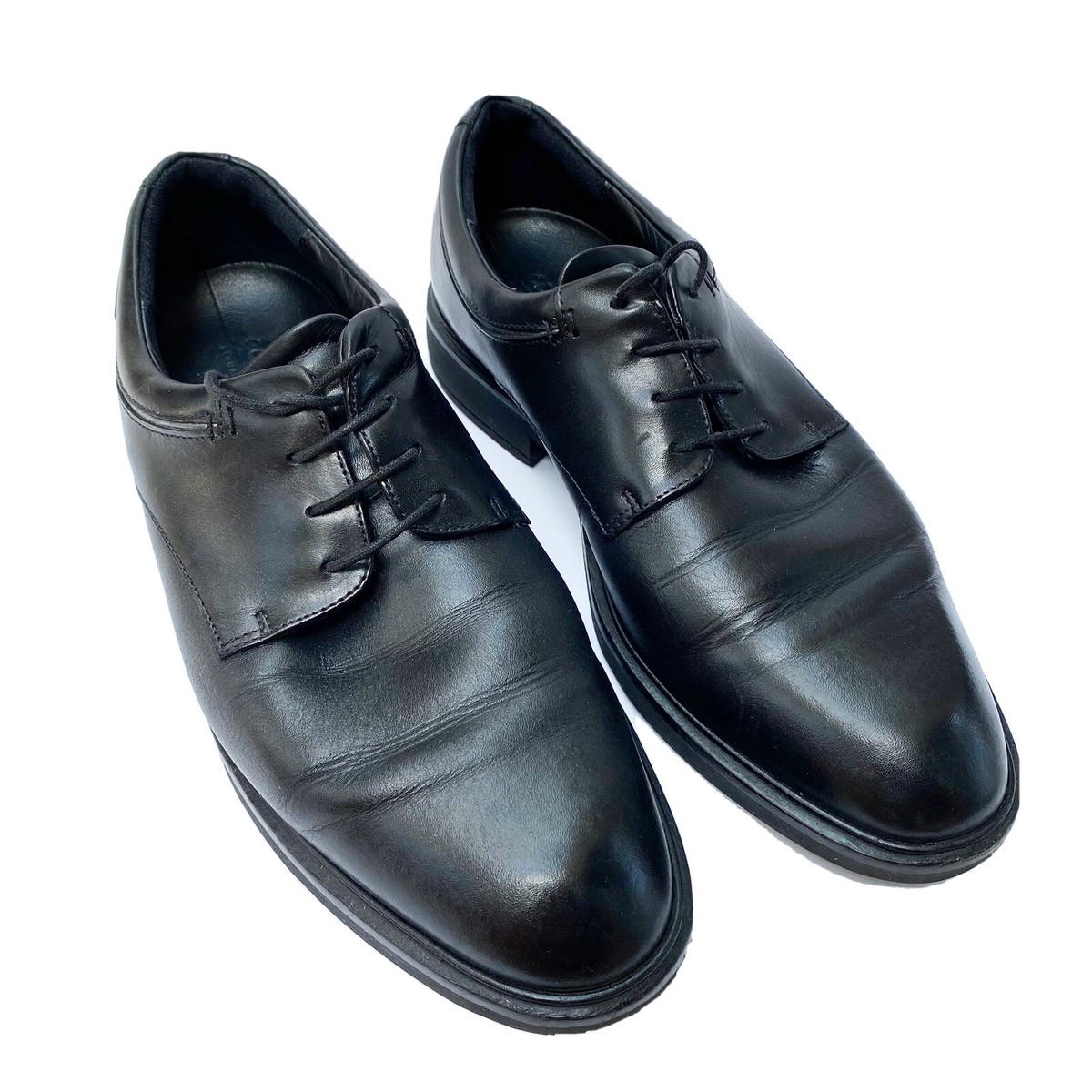 Ecco Black Leather Dress Shoes US10/EU44 ECCO Vitrus Men main image 3