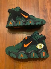 nike air barrage green and orange