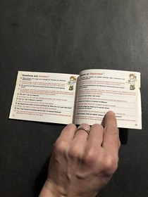 kid icarus nes manual only Missing cover