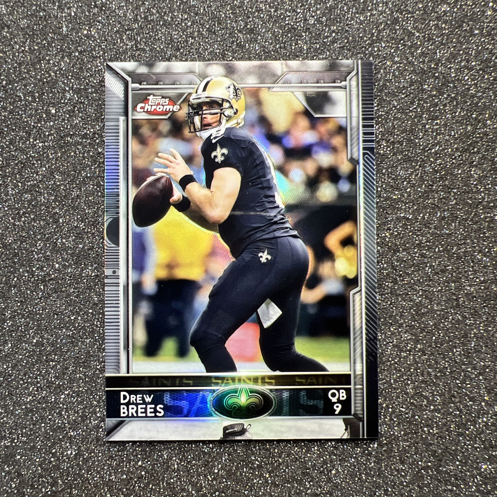 2015 Topps Chrome DREW BREES #12 Refractor NEW ORLEANS SAINTS - NFL CARD