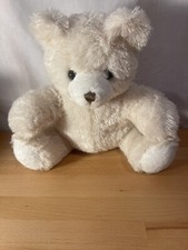 Teddy Bear Plush White In Color Great Shape