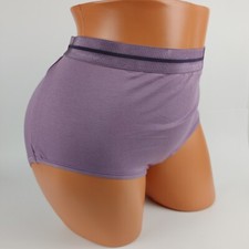 LANE BRYANT CACIQUE COTTON FULL BRIEF PANTIES 22/24 Purple Black Raspberry