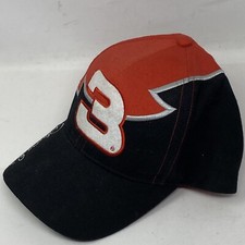Vintage Competitors View 3 Dale Earnhardt Sharktooth Snapback Hat Red Black