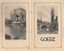 GOERZ 1916 CAMERA CATALOG