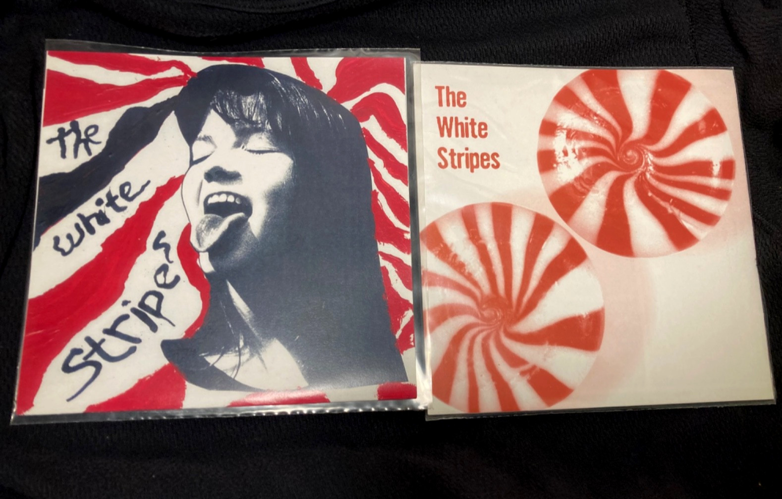 THE WHITE STRIPES Lafayette Blues RARE ITALY RECORDS White Vinyl 7"45 w BONUS PS