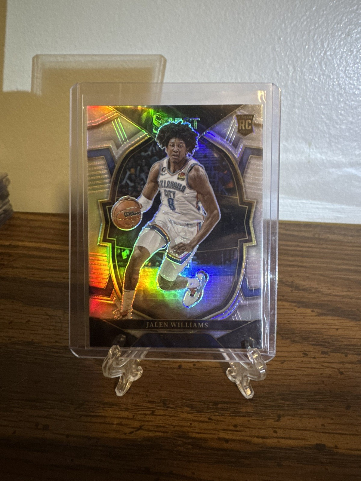 2022-23 Select JALEN WILLIAMS Silver Prizm Concourse RC #90 Thunder NBA CHAMP