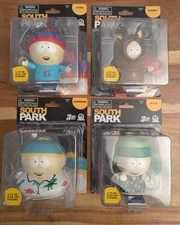 South Park Super Impulse Figures CARTMAN KYLE STAN KENNY complete Set of 4 vinyl