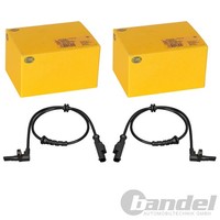 2X Hella ABS-SENSOR Raddrehzahl Hinten Passend FüR Abarth Grande Punto Alfa Rome