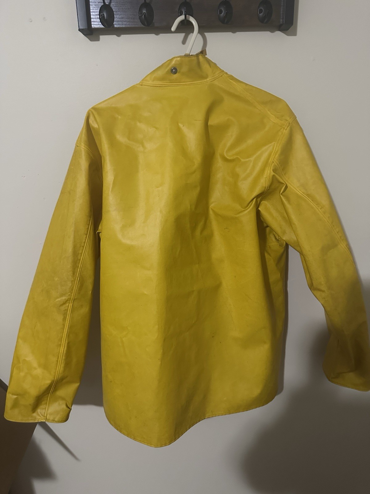Helly Hansen Yellow Rain Jacket With Hat Men’s Me… - image 2