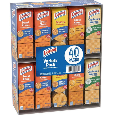 #ad Lance Variety Pack Sandwich Crackers 40 pk. $22.00