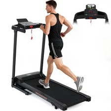 Tapis de Course Pliable Inclinable Electrique, Tapis de Marche Inclinable Mot...