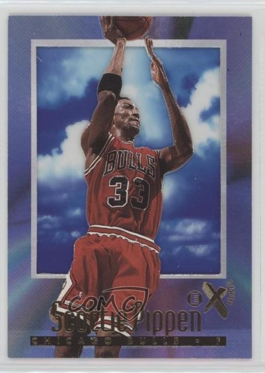 1996-97 Skybox E-X2000 Scottie Pippen #10 HOF 7ns