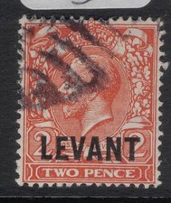 British Levant 1921 SG L18 VFU (12hge)