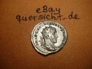 Volusianus AR Antoninian 20 82 mm 3 50 g AEQVITAS conservazione! (CA6091)