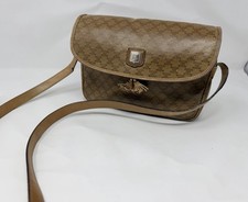 Vintage Celine Macadam Triomphe Beige canvas ...