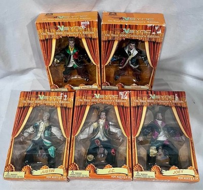 NSYNC Complete Set of 5 Collectible Marionette Dolls 2000 Living Toys New in Box