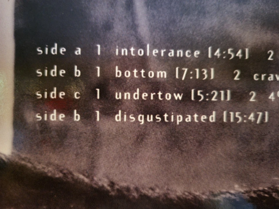 TOOL - Undertow - 2006 Repress MISPRINT 2LP Volcano 61422-31052-1 NM/VG+ RARE! - Image 3 of 4