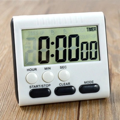 Magnetic Kitchen LCD Digital Kitchen Timer 1PCS 24 Hours 60x28mm Alarm