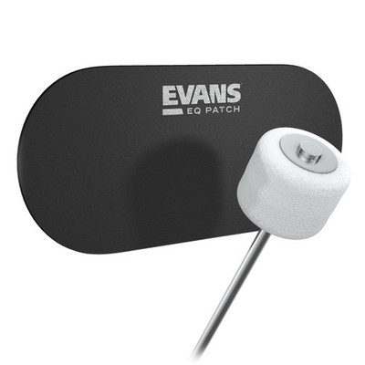 Evans EQ Double Pedal Patch, Black Nylon, EQPB2