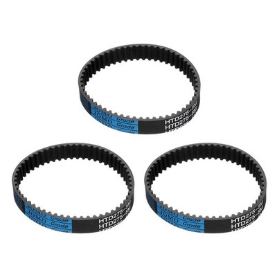 3pcs HTD-5M Rubber Timing Belt 55 Teeth, 275mm Pitch Length