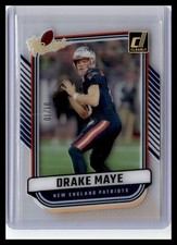 2024 Panini Clearly Donruss - Rated Rookie Drake Maye #3 Gold 1 /10 SSP
