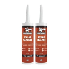 Liquid Rubber RV Lap Sealant, White, 2 Pack 