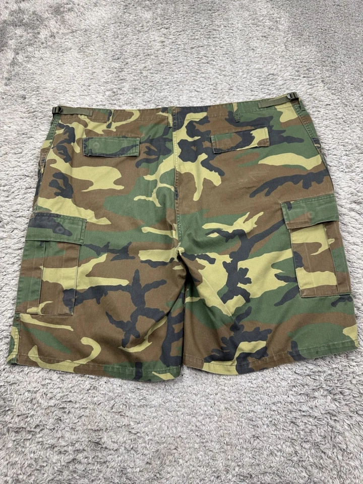 Мужские шорты Rothco 3XL Woodland камуфляж грузовые универсальные армейские военные BDU на пуговицах - Изображение 2 из 4