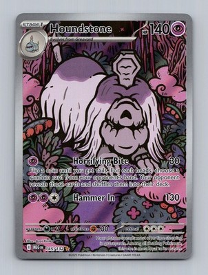 Houndstone Illustration Rare ME01: Mega Evolution 145/132 NM