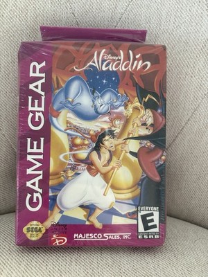 SEALED Sega Game Gear Disney Aladdin Game Brand New Factory CIB Authentic NOS