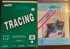 Transgraph-X Design Your Own Needleart-6 Plastic Sheets & Tracing Paper