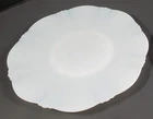 Vintage Macbeth Evans Sweetheart Monax Depression Milk Glass Plate 11 1/2”