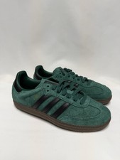 adidas Samba OG Green Suede Black Leather Str...