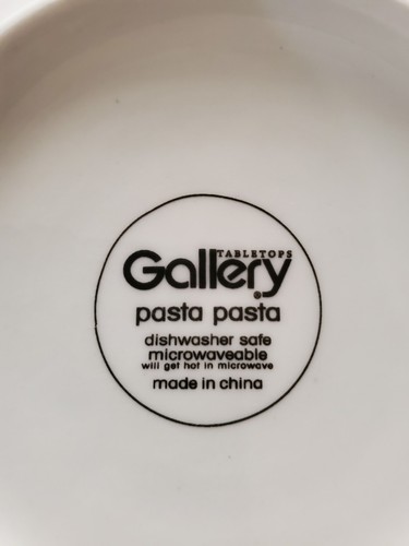 TableTops Gallery Ceramic Pasta Pasta Bowl 12" - Picture 5 of 5