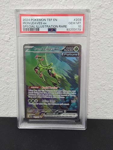 Iron Leaves EX 203/162 Temporal Forces Holo Special Illustration Rare PSA 10 GEM